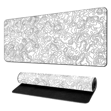 Тканевый коврик Topographic Contour White MP-TOPO-CONTOUR-WHT фото