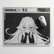 Shiny Sora Gaming Mouse Pad with Black and White Anime Print