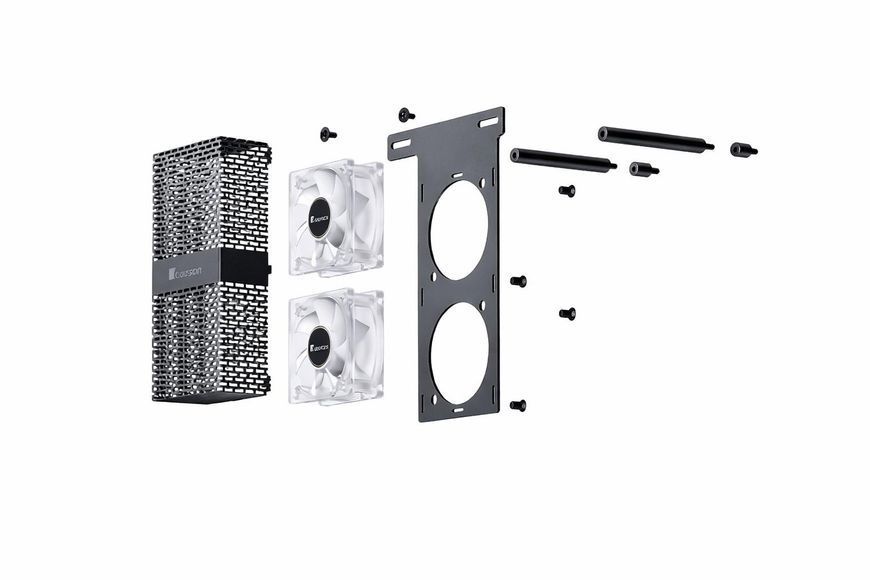 Jonsbo NF-2 ARGB Black Memory Cooling &ndash; Dual Fan with ARGB Backlight for RAM PC