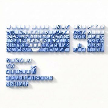 Dragon PBT - a designer set of keycaps with dragons in the Cherry profile for mechanical keyboards, Out of stock