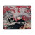 Abyss play mat with Japanese red and white art design