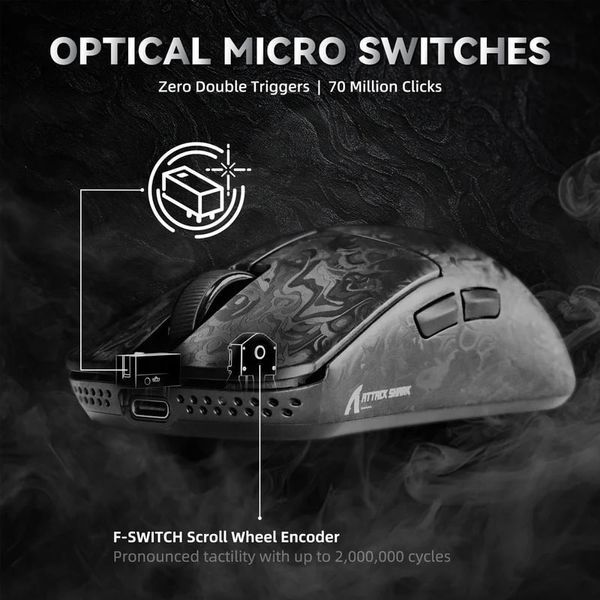 ATTACK SHARK R11 ULTRA Carbon, Out of stock, Black, 49, 42000, 750