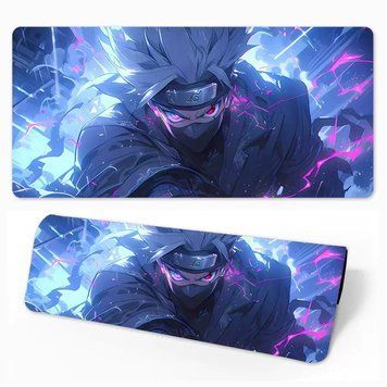 Materiałowa podkładka Anime Ninja Neon Pink