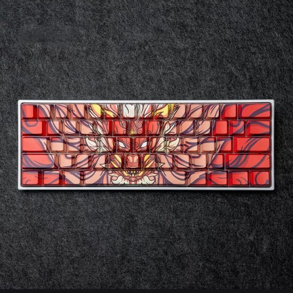 Dragon PBT - a designer set of keycaps with dragons in the Cherry profile for mechanical keyboards, In stock