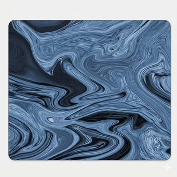 Gaming mouse pad 450&times;400&times; 4 mm Blue Marble - a large gaming mouse pad with a balance of speed and control