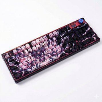 Dragon PBT - a designer set of keycaps with dragons in the Cherry profile for mechanical keyboards, Out of stock