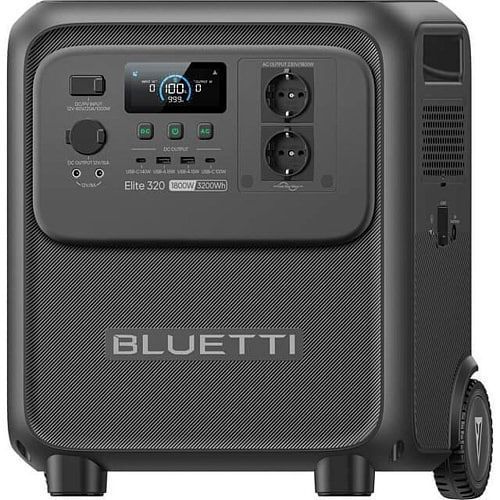Portable charging station BLUETTI Elite 320 (300 W / 320 Wh) | LiFePO4 battery | Fast charge, In stock, Black