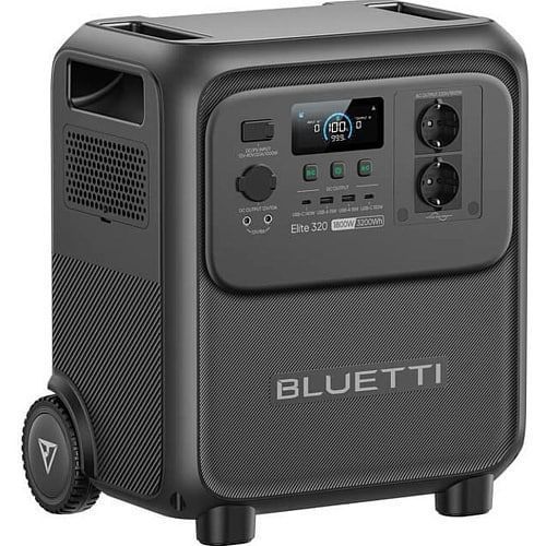 Portable charging station BLUETTI Elite 320 (300 W / 320 Wh) | LiFePO4 battery | Fast charge, In stock, Black