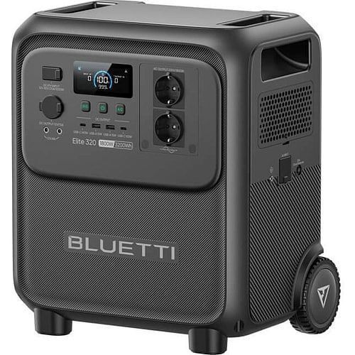 Portable charging station BLUETTI Elite 320 (300 W / 320 Wh) | LiFePO4 battery | Fast charge, In stock, Black