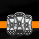 Mouse glides ICE V2 Mouse Skates - Universal - DIY Dots Mouse legs (glides)