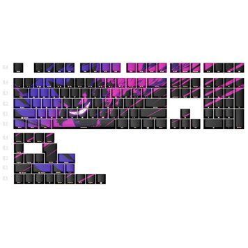 Pokemon PBT Side-print - designer OEM profile caps with side engraving and bright artwork, In stock