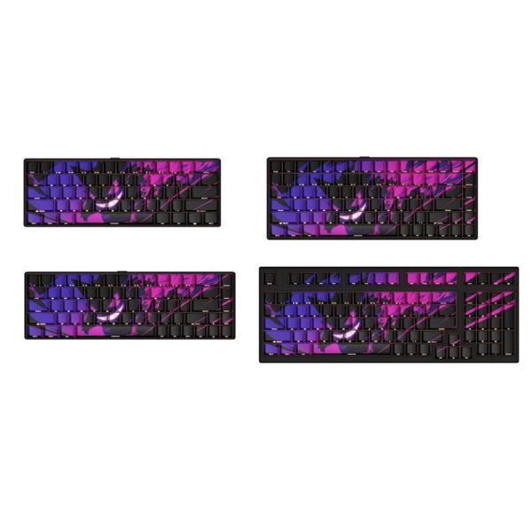 Pokemon PBT Side-print - designer OEM profile caps with side engraving and bright artwork, In stock