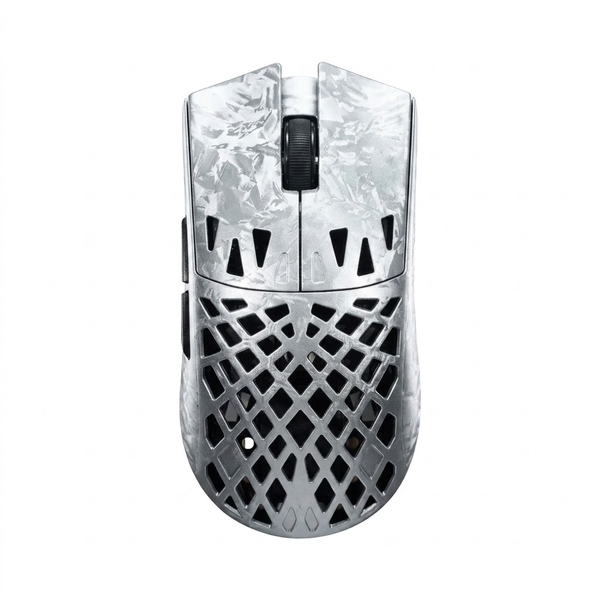 Gaming mouse IPI Stay Fly 8K Silver - carbon body, PAW3950, 8000 Hz, ultra-light 48 g