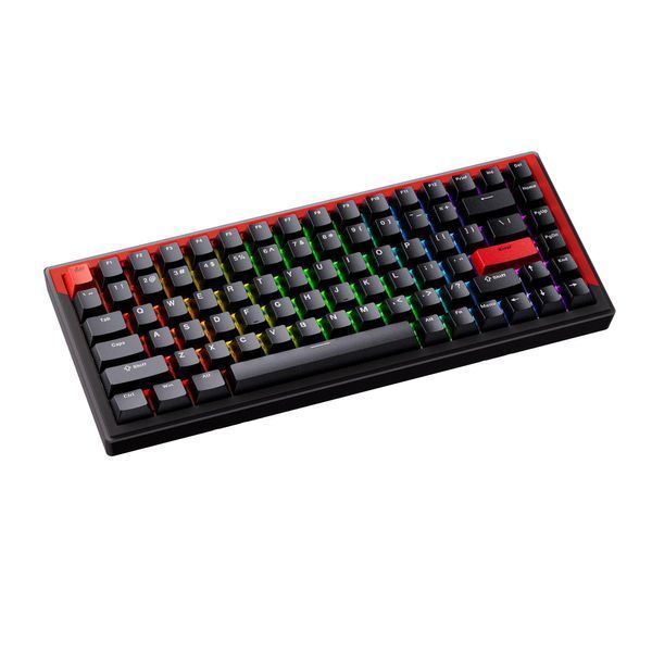DrunkDeer G75 - magnetic keyboard with variable activation 0.2&ndash; 3.3 mm, Rapid Trigger, RT Plus modes, improved shock absorption and Hull Gasket housing, Out of stock, Black