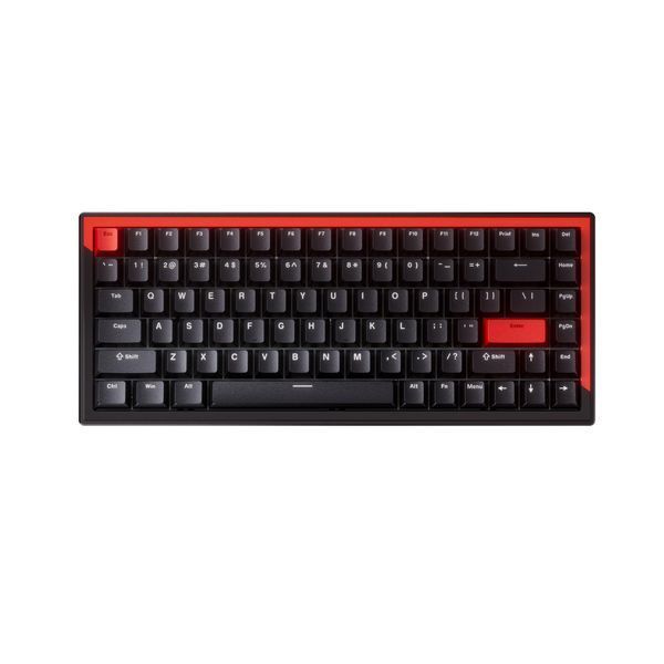 DrunkDeer G75 - magnetic keyboard with variable activation 0.2&ndash; 3.3 mm, Rapid Trigger, RT Plus modes, improved shock absorption and Hull Gasket housing, Out of stock, Black