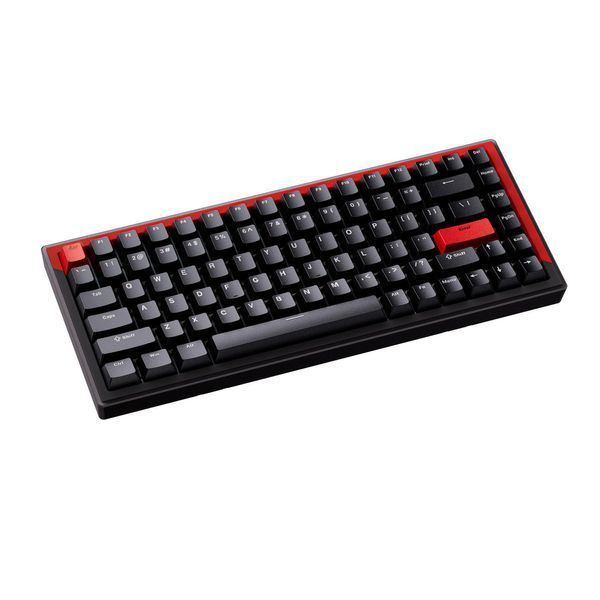 DrunkDeer G75 - magnetic keyboard with variable activation 0.2&ndash; 3.3 mm, Rapid Trigger, RT Plus modes, improved shock absorption and Hull Gasket housing, Out of stock, Black