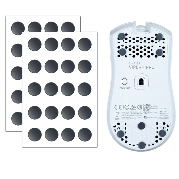 Mouse feet (glides) X-raypad Obsidian AIR PRO Dots, Universal dots