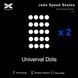 Mouse feet (glides) X-raypad Jade DIY Mouse Skates Universal 0.8 mm PTFE Dots, Universal dots