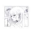 ATK Anime Mouse Pad Reverie Black and white