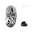 Mouse WLmouse Beast X Pro OMRON Opticals Solid Sides Silver