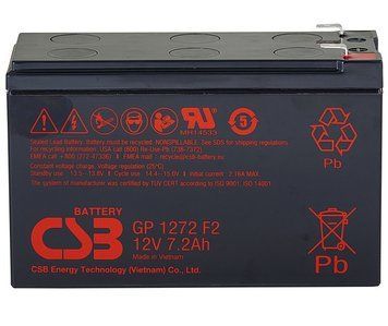 Акумуляторна батарея CSB 12V 7.2AH (GP1272) AGM GP1272 фото