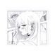 Игровой коврик ATK Anime Mouse Pad Reverie Black and white ATK-REV-BK-WH фото