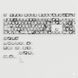 Set of keycaps for keyboard 135 pcs &ndash; PBT Double-Shot, 5-sided printing, anime design, Cherru profile, In stock, White