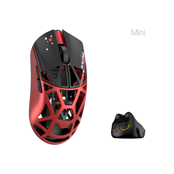 WLmouse Beast X Mini Pro OMRON Opticals Solid Sides Red Black MINI-SHIXIN-REDBLK-O фото