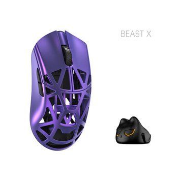 Мышь WLmouse Beast X Pro OMRON Opticals Solid Sides Purple MPRO-SHIXIN-PURPLE-O фото