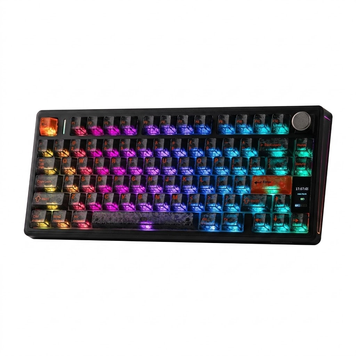 Клавіатура EPOMAKER TH80 V2 PRO Creamy Jade Switch Black EPM-TH80V2-PRO-BLK фото
