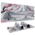 Large playing surface 900x400 mm | Full Table Fabric Mat | Speed ​​& Control