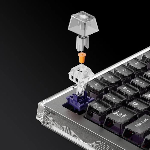 DrunkDeer A75 Master HE Obsidian Black &ndash; 75% magnetic keyboard with Rapid Trigger, Hall Effect, Aluminum Knob
