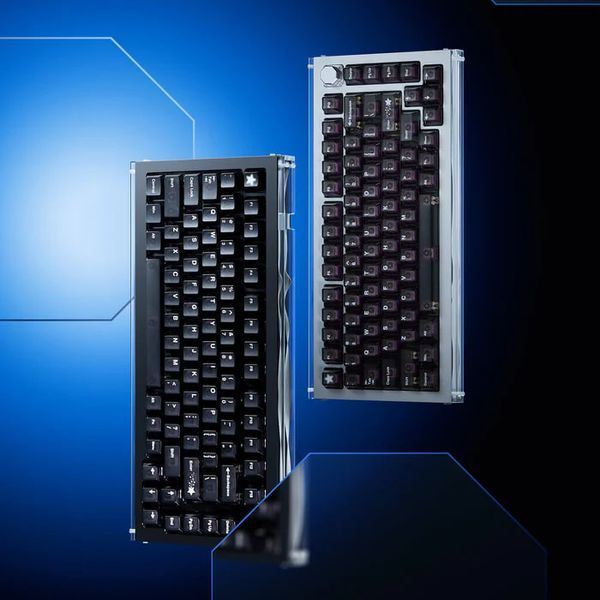 DrunkDeer A75 Master HE Obsidian Black &ndash; 75% magnetic keyboard with Rapid Trigger, Hall Effect, Aluminum Knob