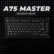 DrunkDeer A75 Master HE Obsidian Black &ndash; 75% magnetic keyboard with Rapid Trigger, Hall Effect, Aluminum Knob