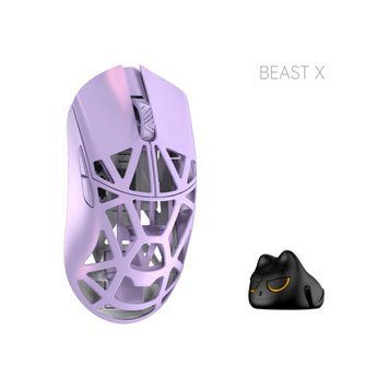 Мышь WLmouse Beast X Pro OMRON Opticals Solid Sides Soft Lilac MPRO-SHIXIN-Soft Lilac-O фото