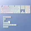 Topographic PBT Side-Print Cherry Profile Keycaps White