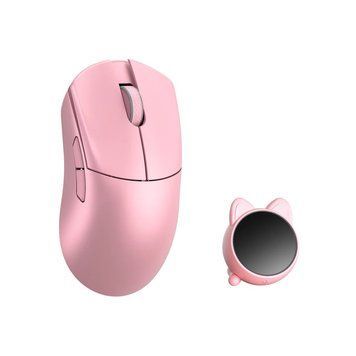 WLmouse HUAN Pink - ultra-light 48 g mouse with an all-magnesium body, PAW3950HS sensor and native 8K polling