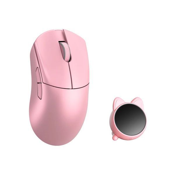 WLmouse HUAN Pink - ultra-light 48 g mouse with an all-magnesium body, PAW3950HS sensor and native 8K polling