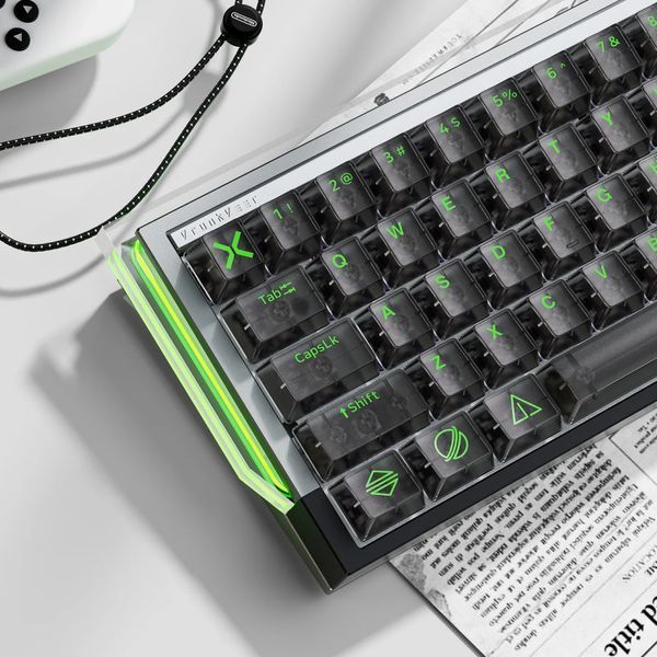 DrunkDeer X60 Future HE &mdash; професійна ігрова клавіатура 60% з Hall Effect, Rapid Trigger та 8000 Гц DD-X60-FHE-ANSI-BLK фото