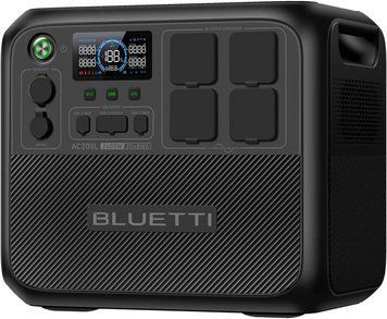 BLUETTI AC200L - powerful charging station 2048 Wh LiFePO4, 2400 W, fast charging 45 min
