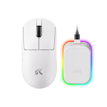 Mouse MCHOSE A7 V2 Pro+ Wireless White